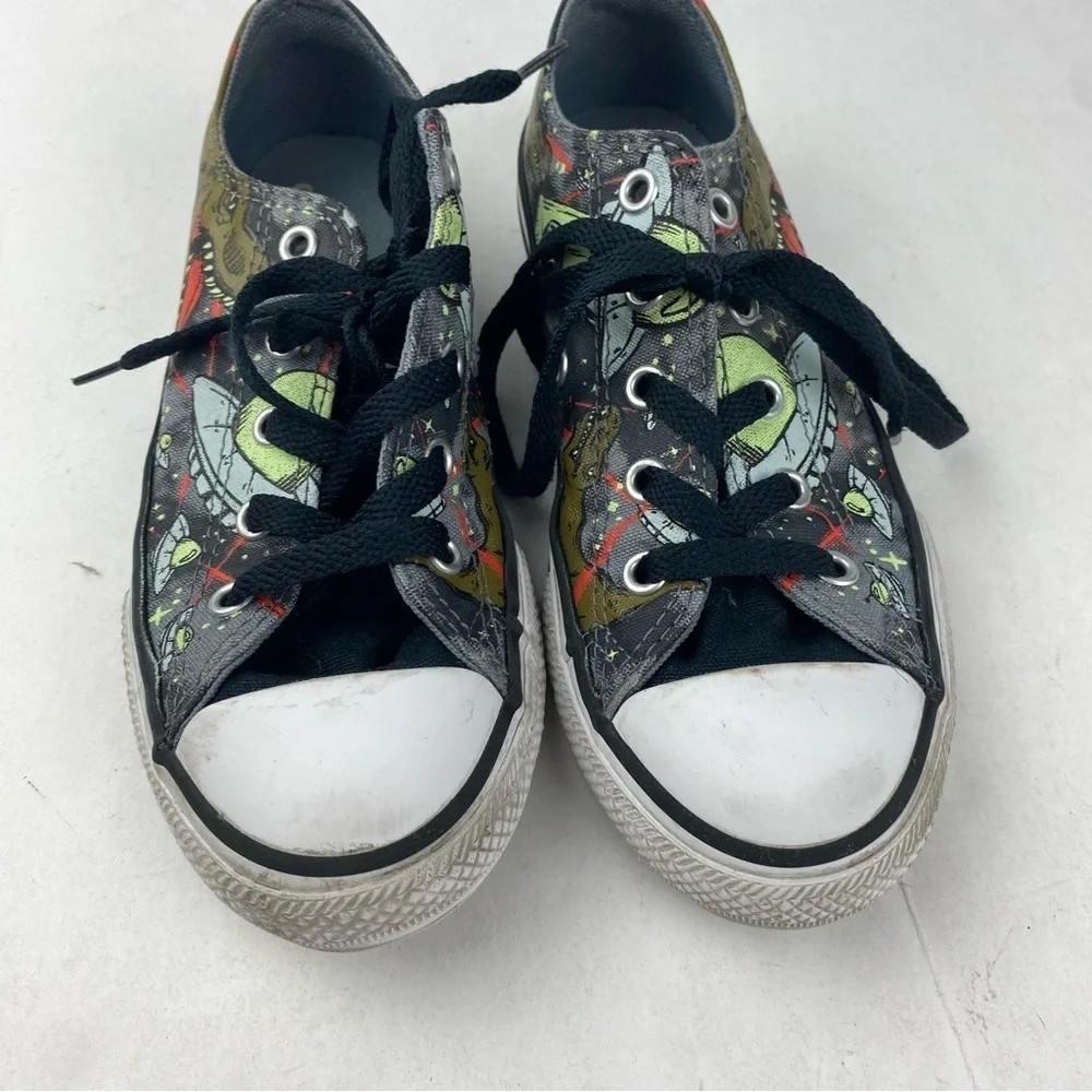 Converse All Stars Boys/Kids 1 Dinosaur Space Low Top Lace Up Sneakers